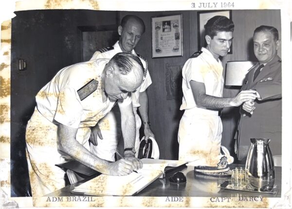 Clase IV - 10 Aug 1964 - Adm Brazil, Aide, Capt Darcy